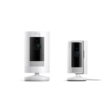 Bianco:Videocamera esterna a batteria + Indoor Camera (2ª gen.) (Stick Up Cam + Indoor Camera)