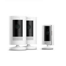 Bianco:2-Pack Videocamera esterna a batteria + Indoor Camera (2ª gen.) (Stick Up Cam + Indoor Camera)