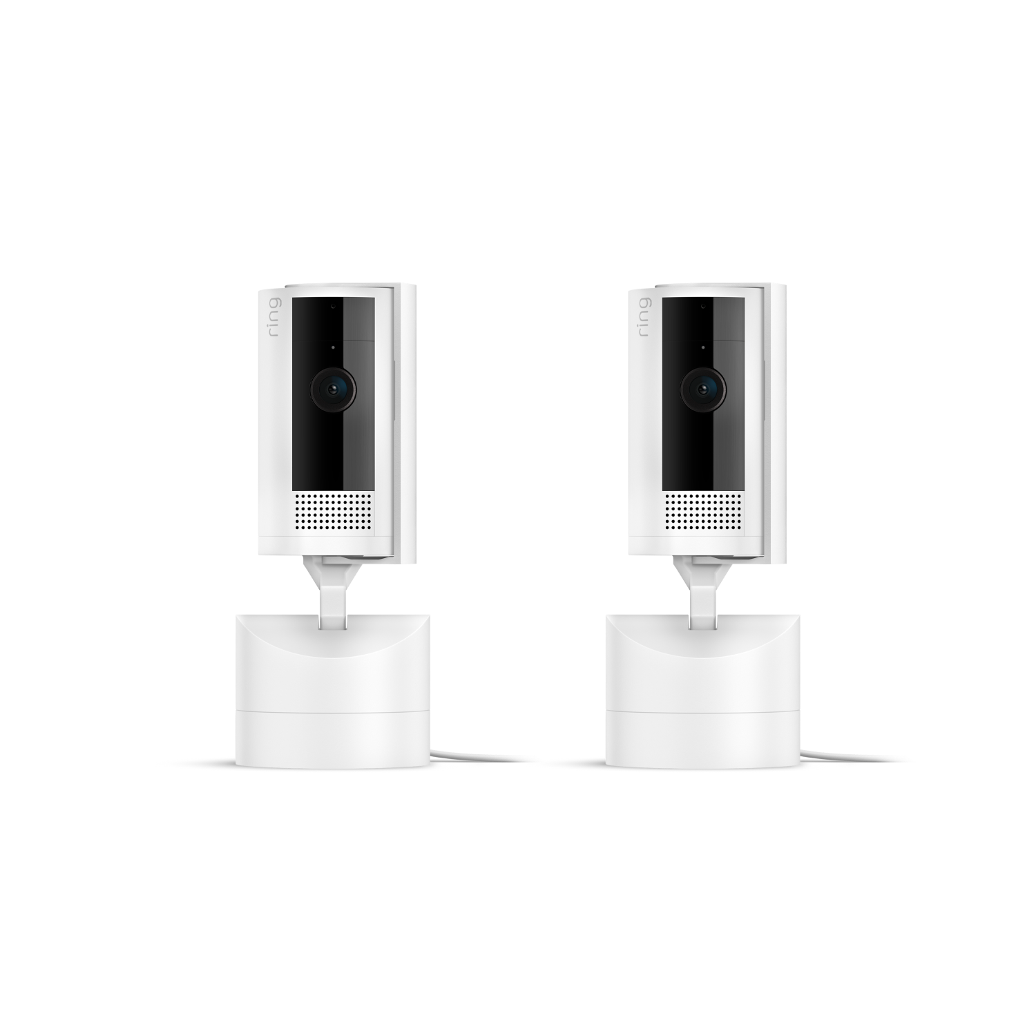 Bianco:2-Pack Videocamera interna inclinabile (Pan-Tilt Indoor Camera)