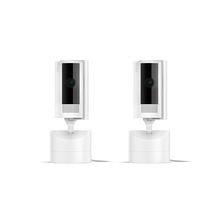 Bianco:2-Pack Videocamera interna inclinabile (Pan-Tilt Indoor Camera)