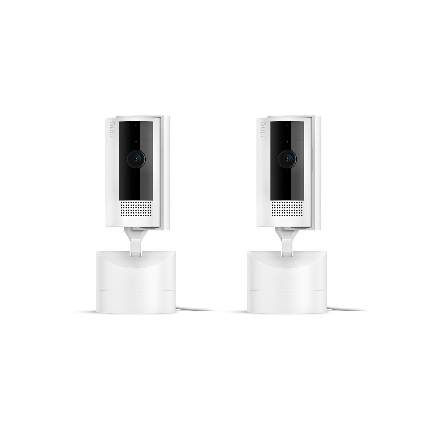 Bianco:2-Pack Videocamera interna inclinabile (Pan-Tilt Indoor Camera)