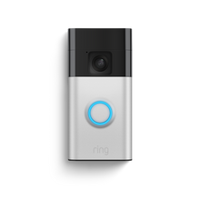 Nickel satinato:Videocitofono a batteria (Battery Video Doorbell)