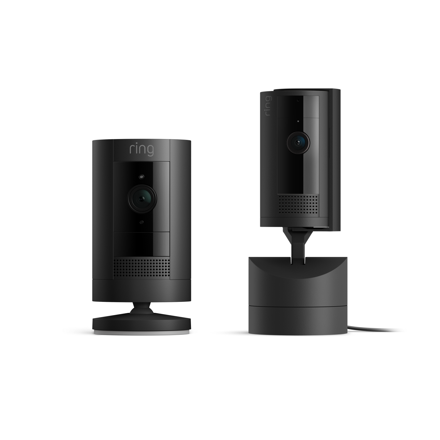 Nero:Videocamera interna inclinabile + Videocamera esterna a batteria (Pan-Tilt Indoor Camera + Stick Up Cam)