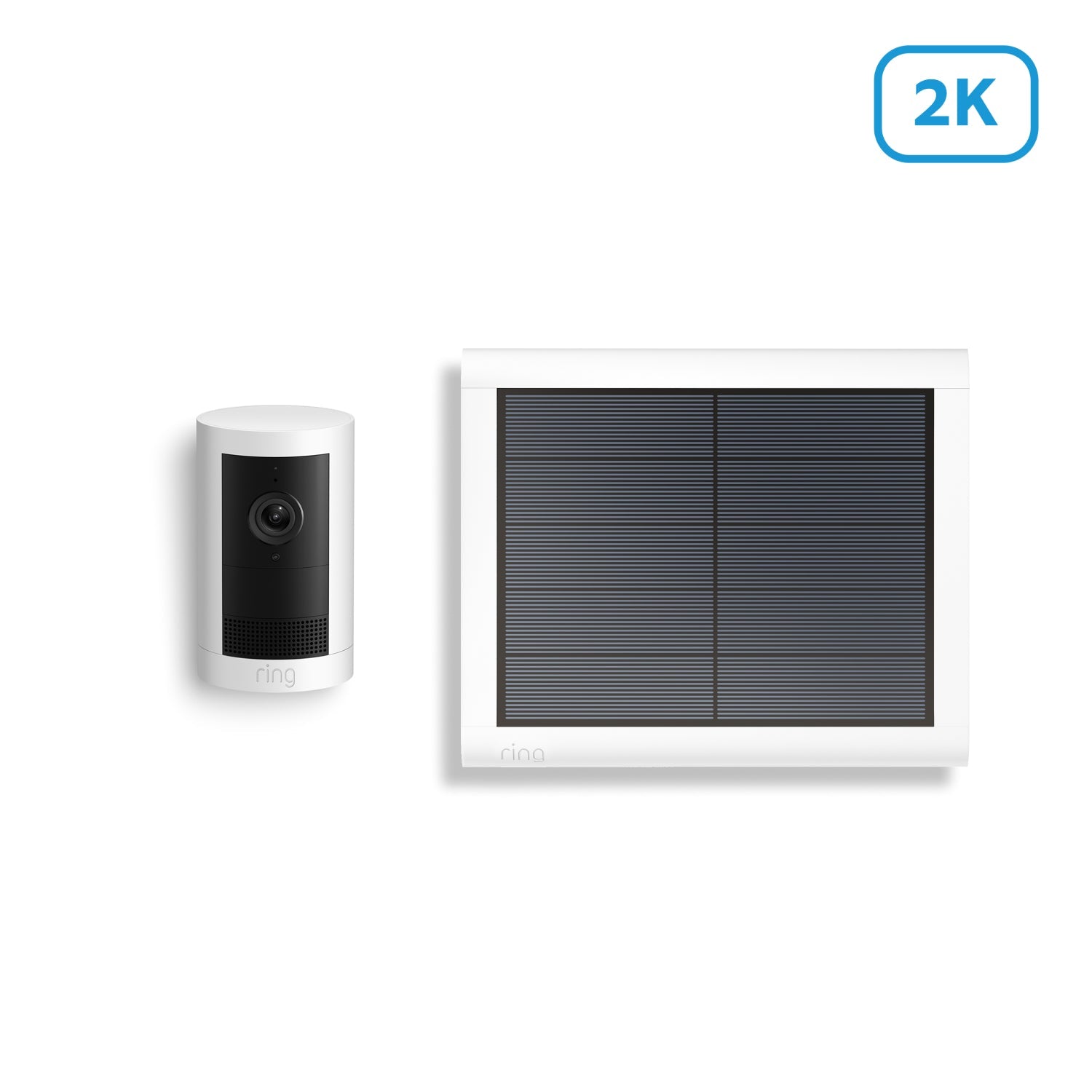 Bianco:Videocamera esterna Plus a energia solare (Outdoor Camera Plus)