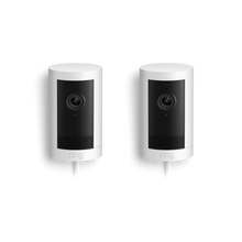 Bianco:Confezione da 2 videocamere esterne Plus plug-in (Outdoor Camera Plus)