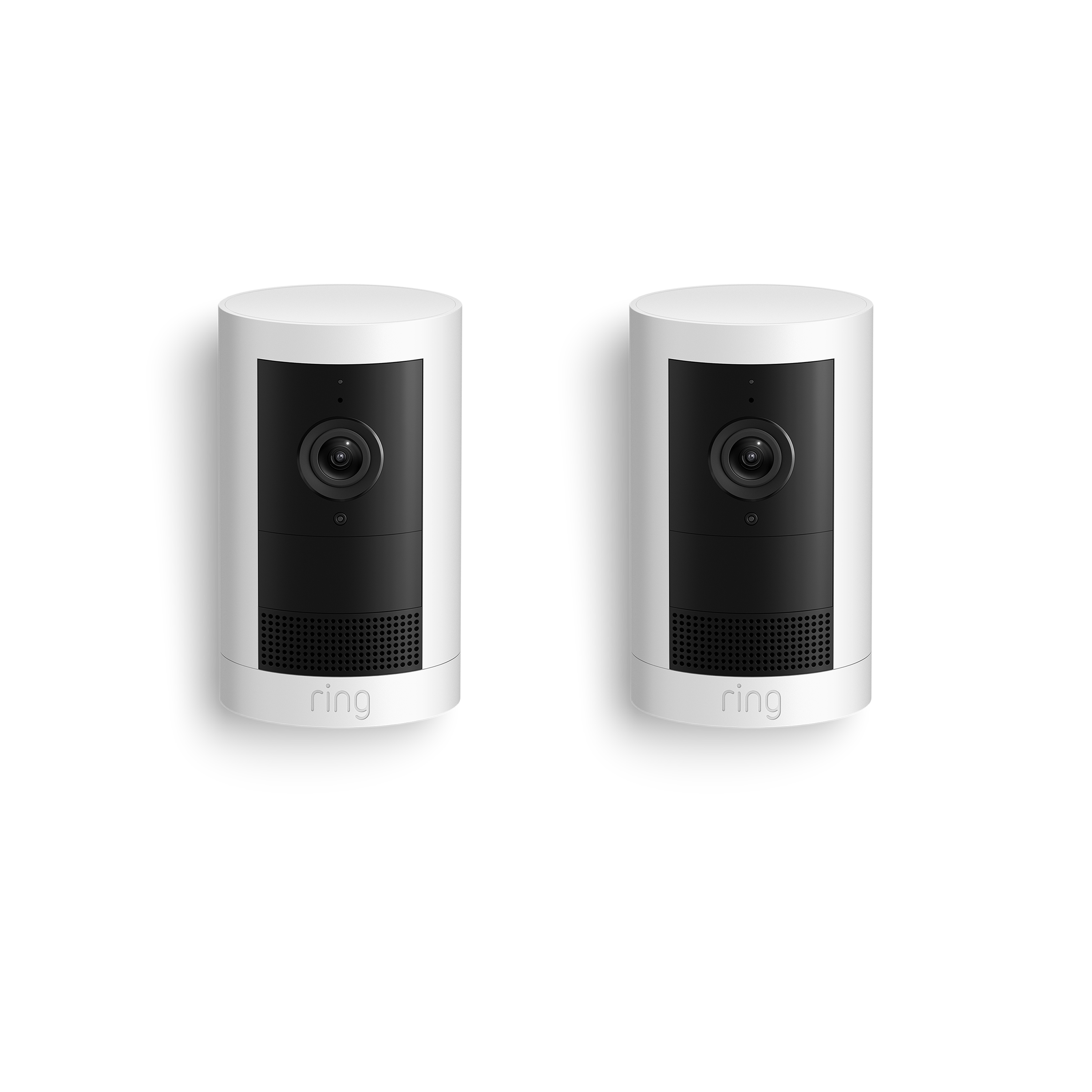 Bianco:Confezione da 2 videocamere esterne Plus a batteria (Outdoor Camera Plus)